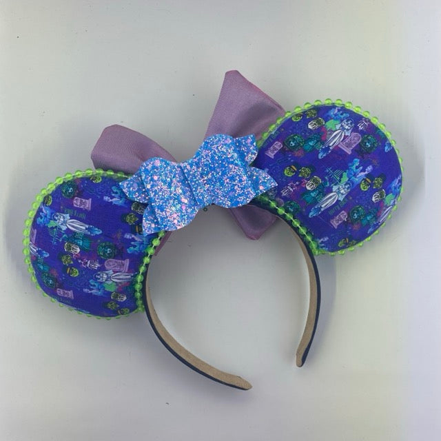 Haunted Mansion w/ Lavender Bow Ears