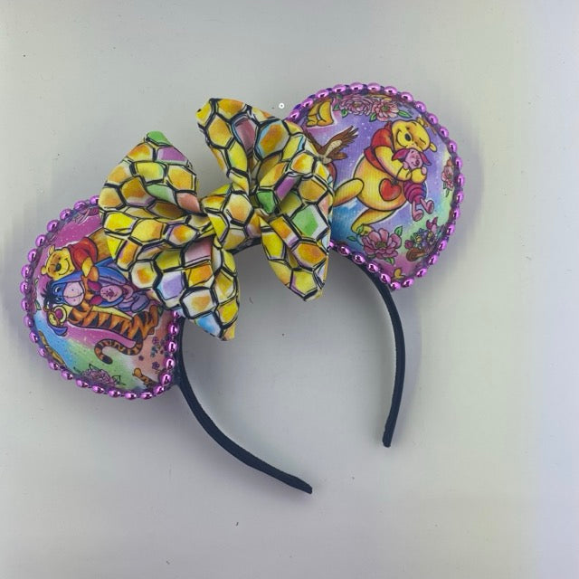 Honey Bear w/Coord Bow 2 Ears