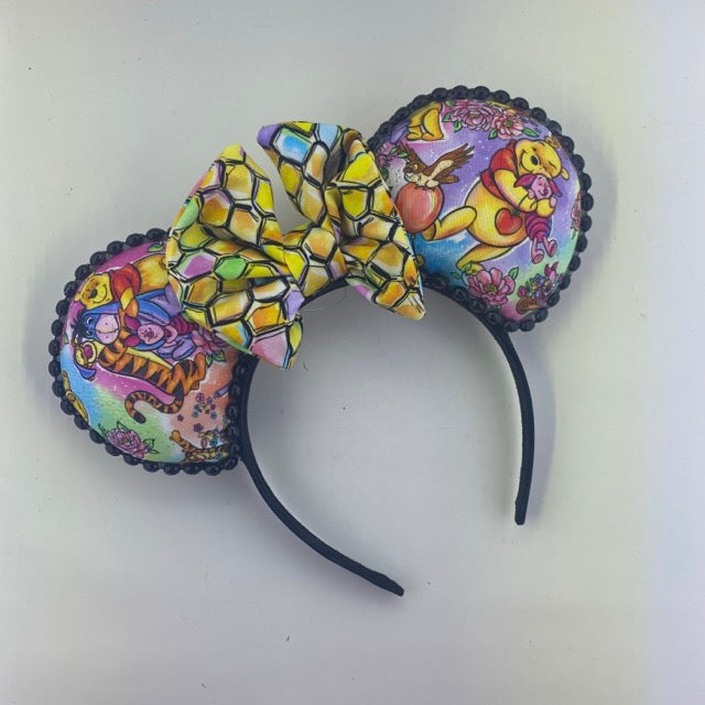 Honey Bear w/ Coord Bow 1 Ears