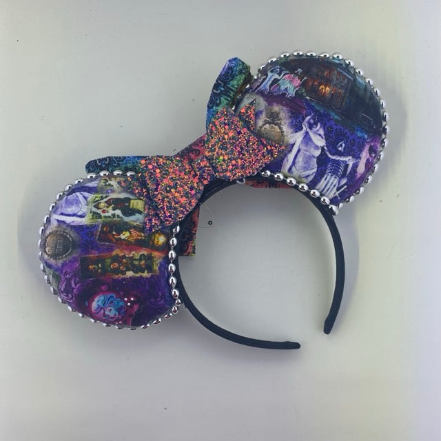 Hurry Back w/ Rainbow Glitter Wallpaper Bow Ears