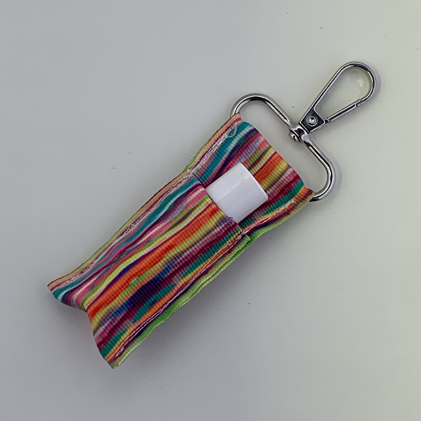 Multi Color Stipe Chapstick/Lipstick Holder