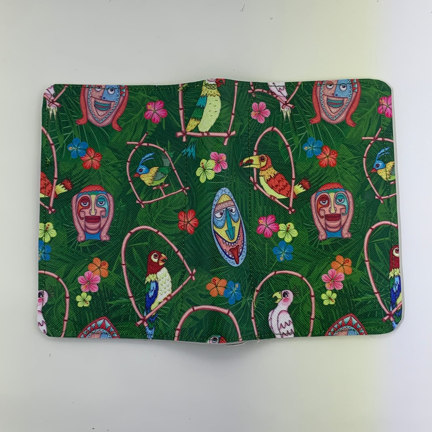 Enchanted Birds Passport Cover (2 Card Slots & 1 Side Flap)