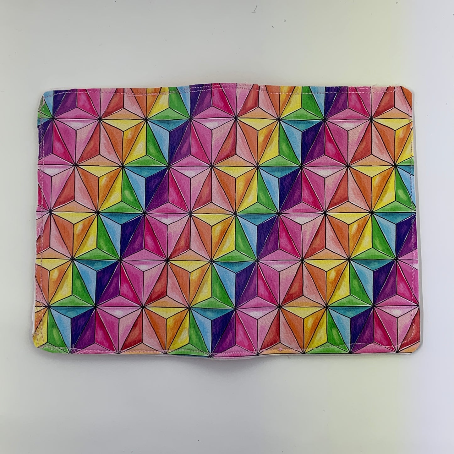 Imagination Triangles Passport Cover (2 Card Slots & 1 Side Flap)