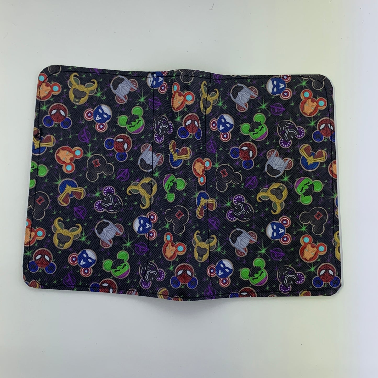 Marvel Cookies Passport Cover (2 Card Slots & 1 Side Flap)