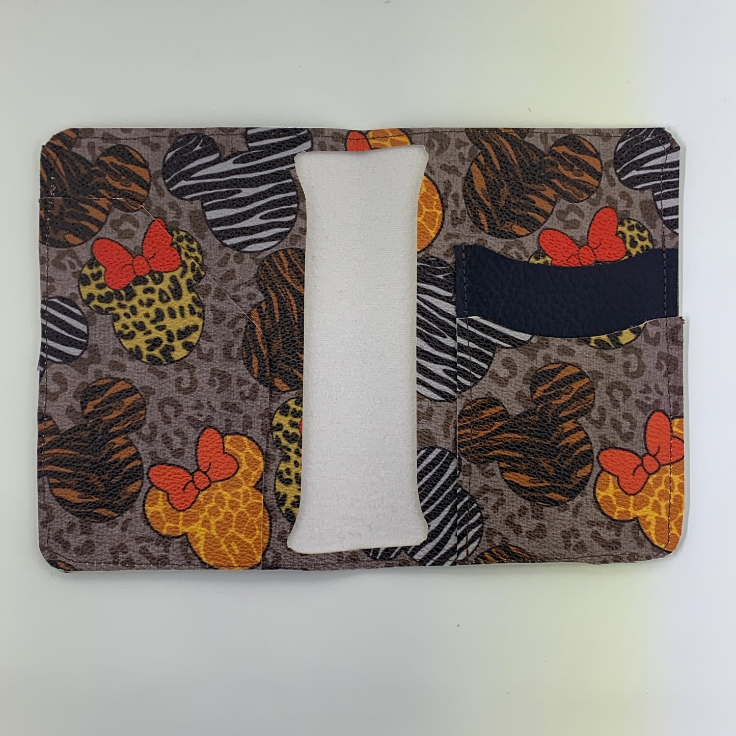 Animal Heads Passport Holder (2 Card Slots & 1 Side Flap)