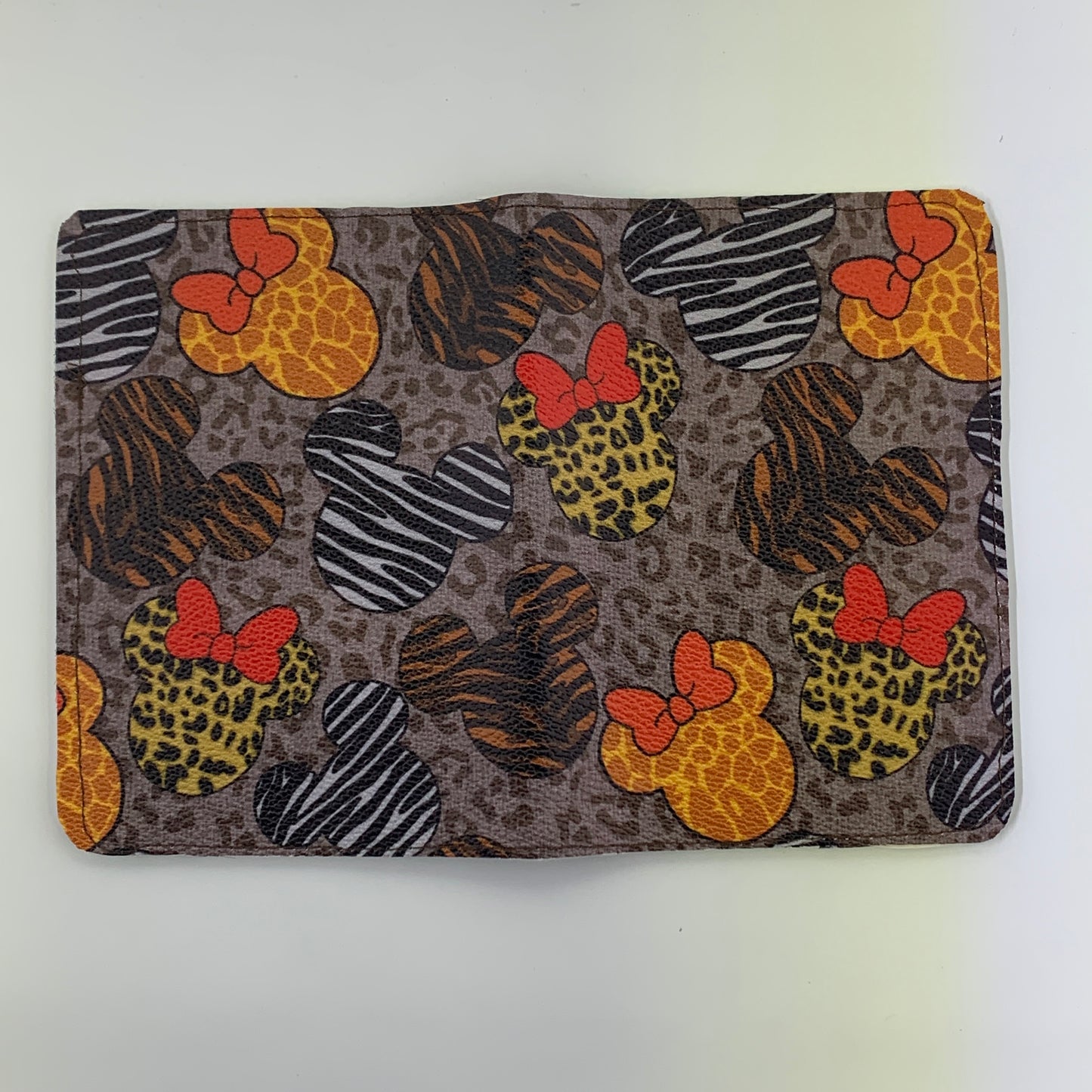 Animal Heads Passport Holder (2 Card Slots & 1 Side Flap)