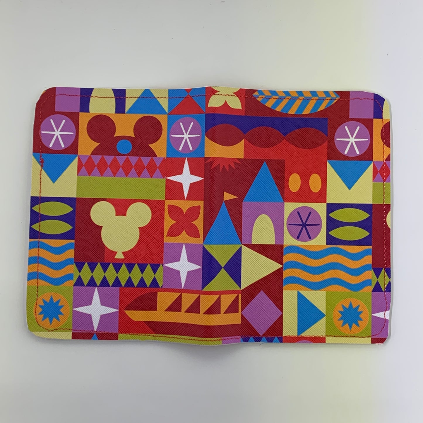 Popcorn Box Passport Holder (2 Card Slots & 1 Side Flap)