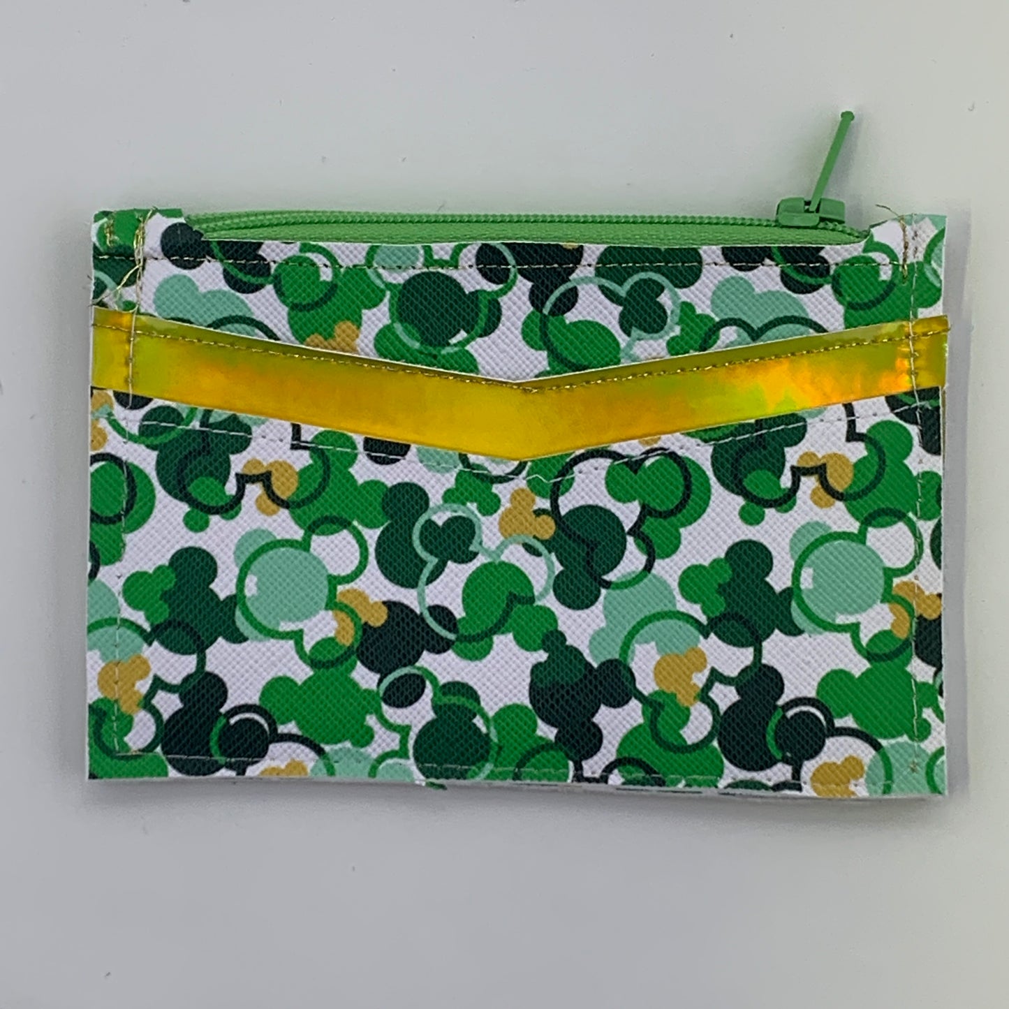 Lucky Fetti White Mini ID Wallet