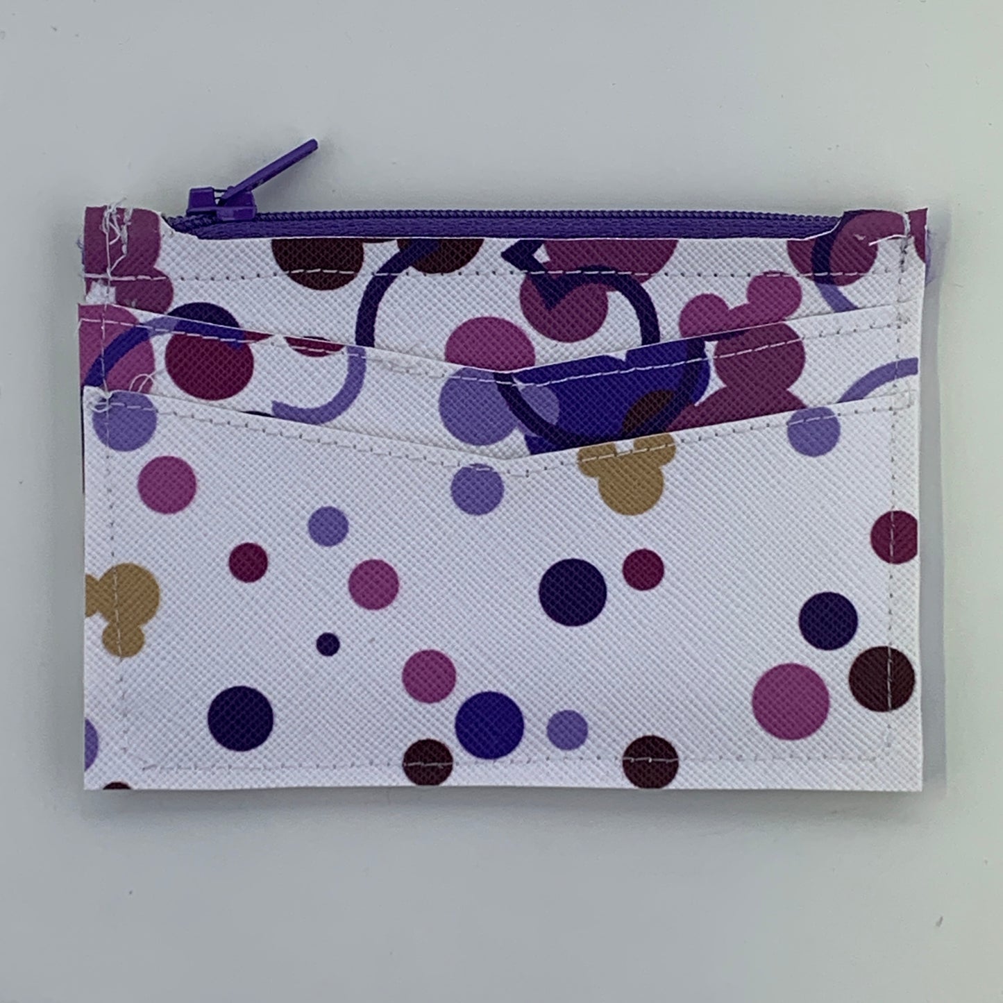Villain Watercolors Fetti White ID Wallet