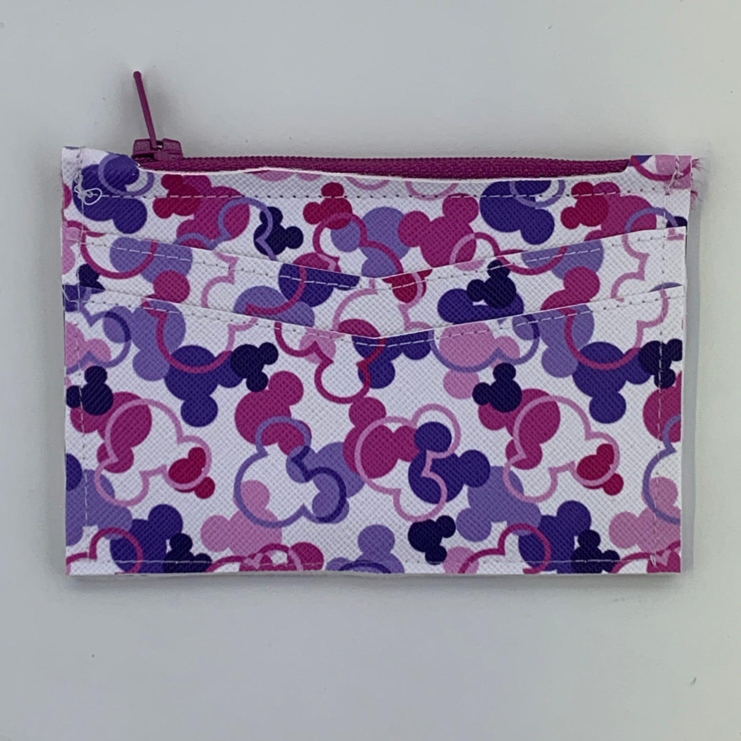 Pink & Purple Fetti Mini ID Wallet