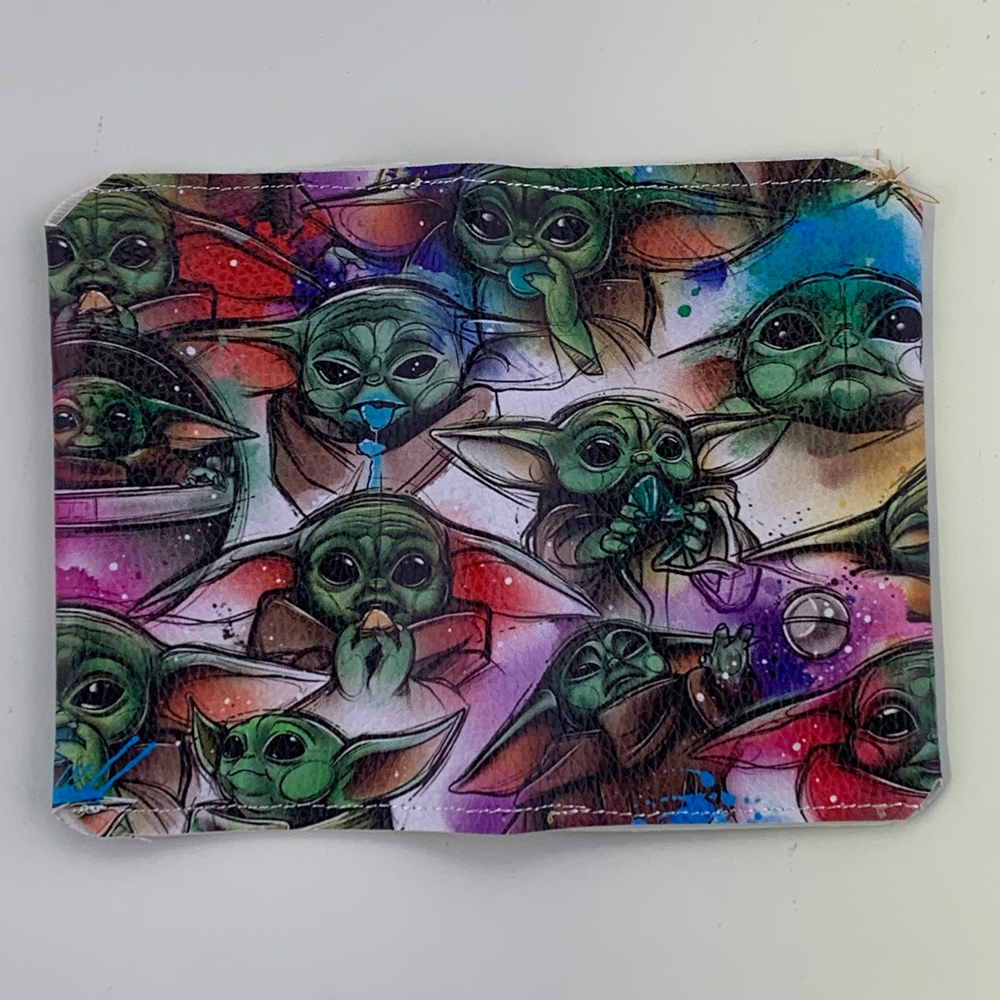 May The 4th Yoda White Folding Card Holder