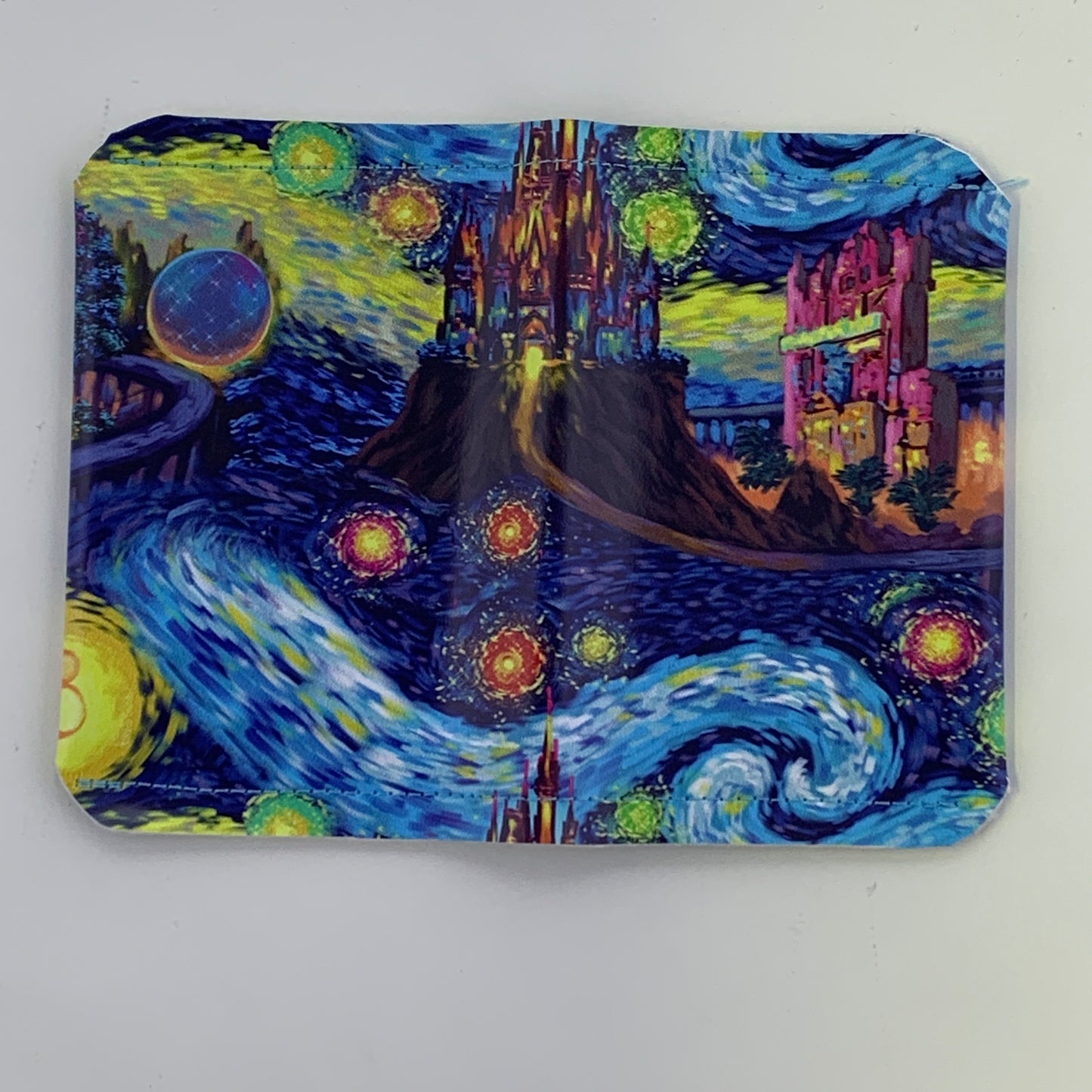Starry Night Folding Card Holder