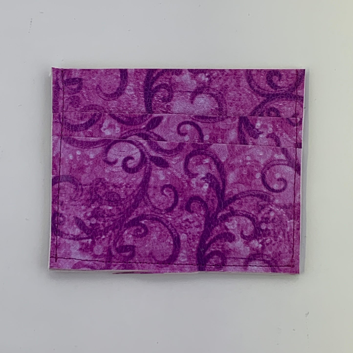 Stroke Of Midnight Purple Filagree Five Pocket Card Holder