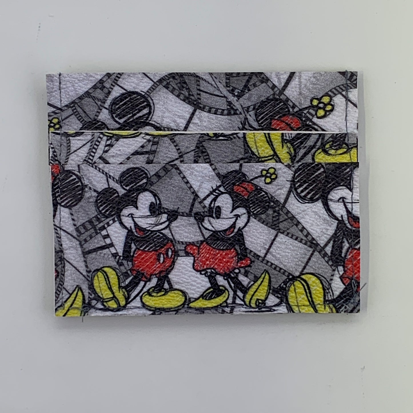 Sketch Mickey Five Pocket Card Holder