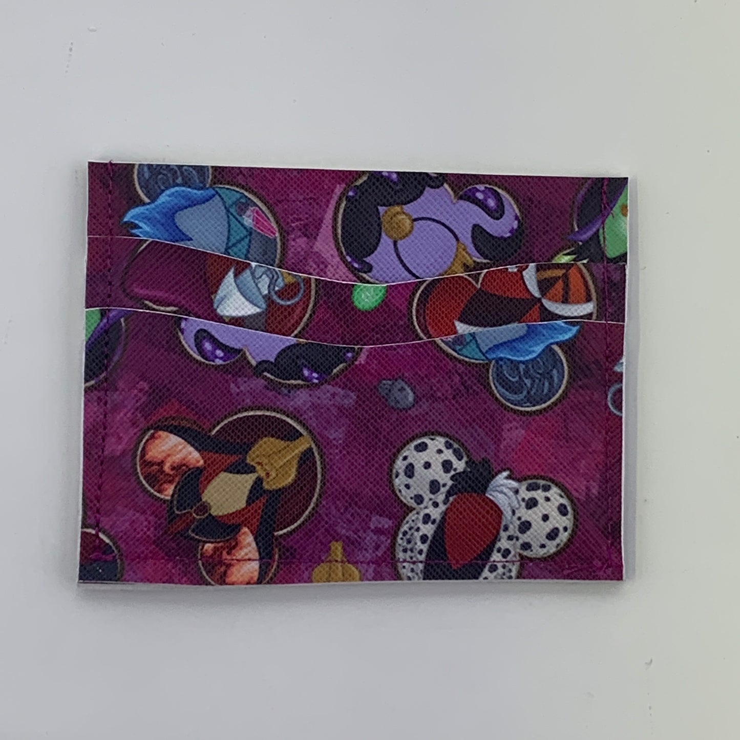 Villainous Cookies Burgundy Five Pocket Card Holder