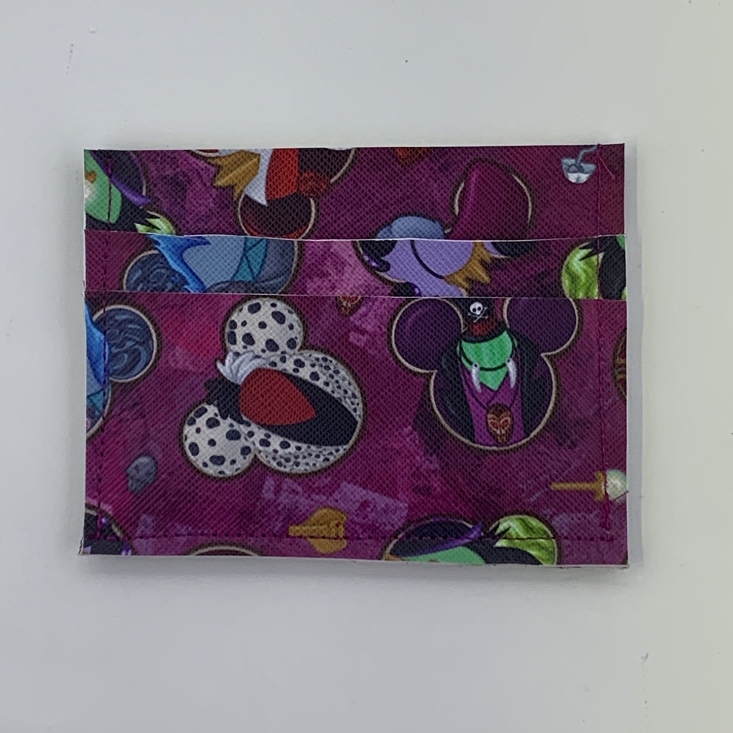 Villainous Cookies Burgundy Five Pocket Card Holder