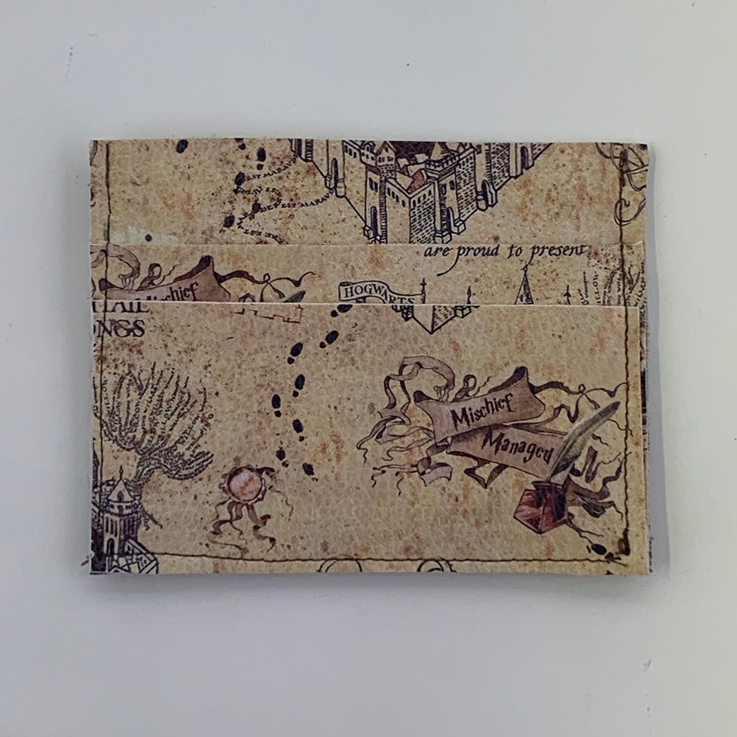 Marauders Map Five Pocket Card Holder
