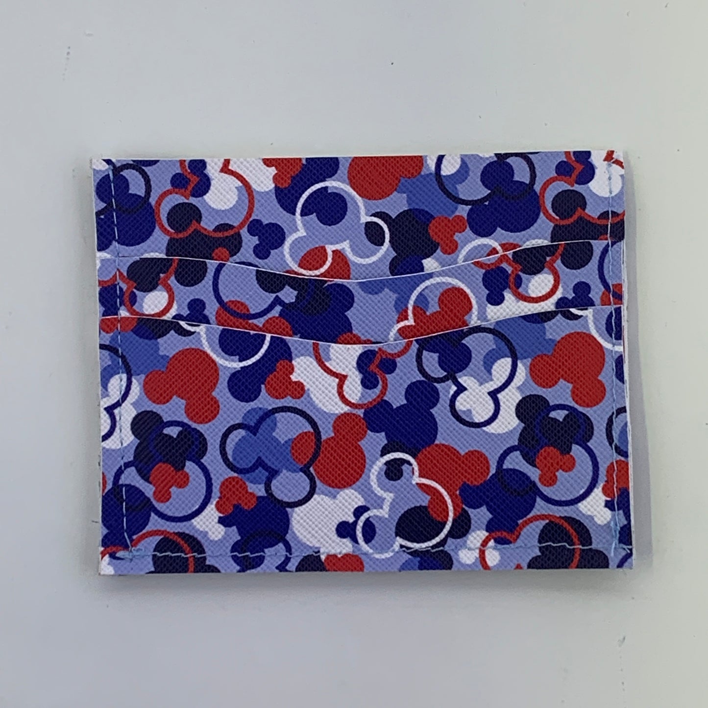 Patriotic Fetti Mini Five Pocket Card Holder