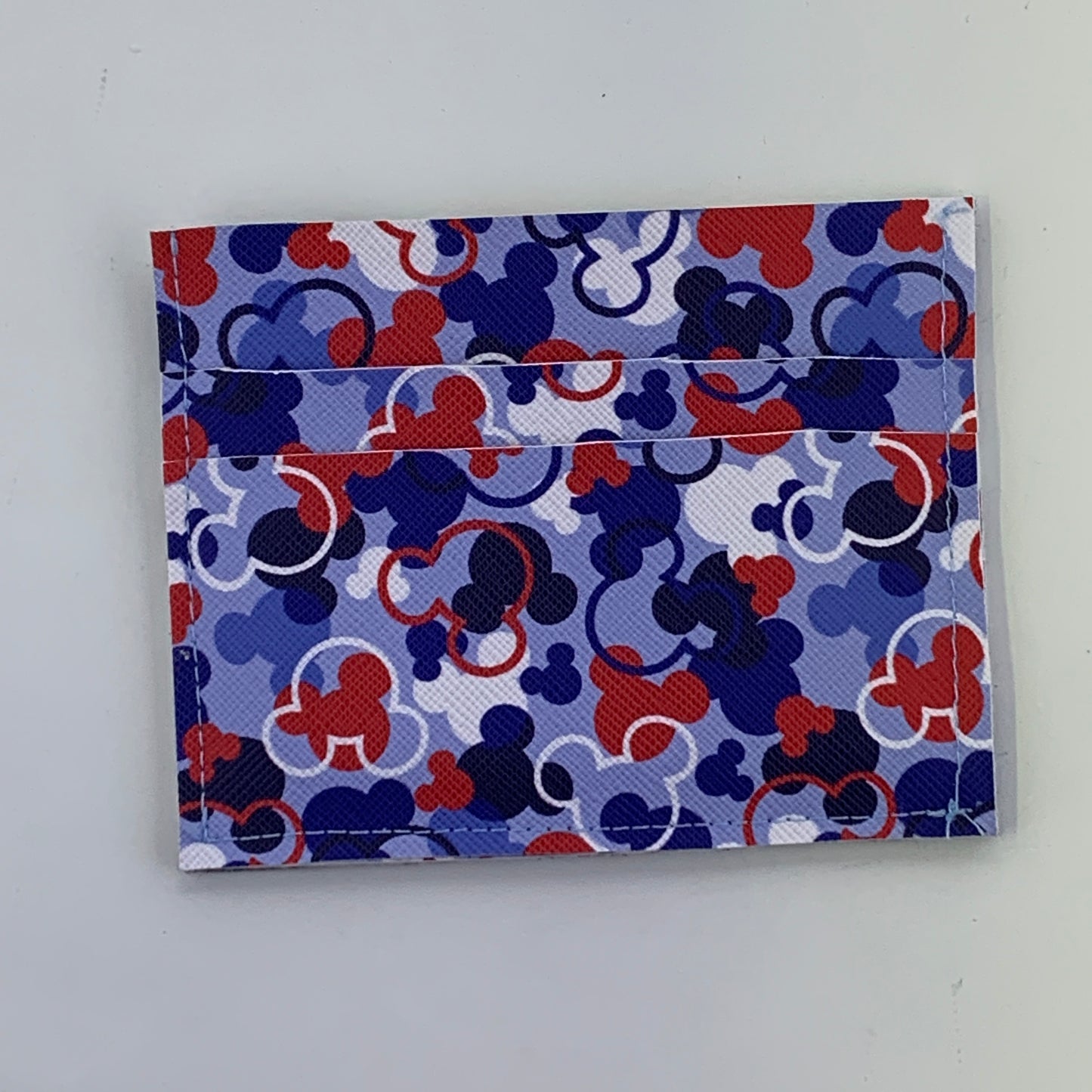 Patriotic Fetti Mini Five Pocket Card Holder