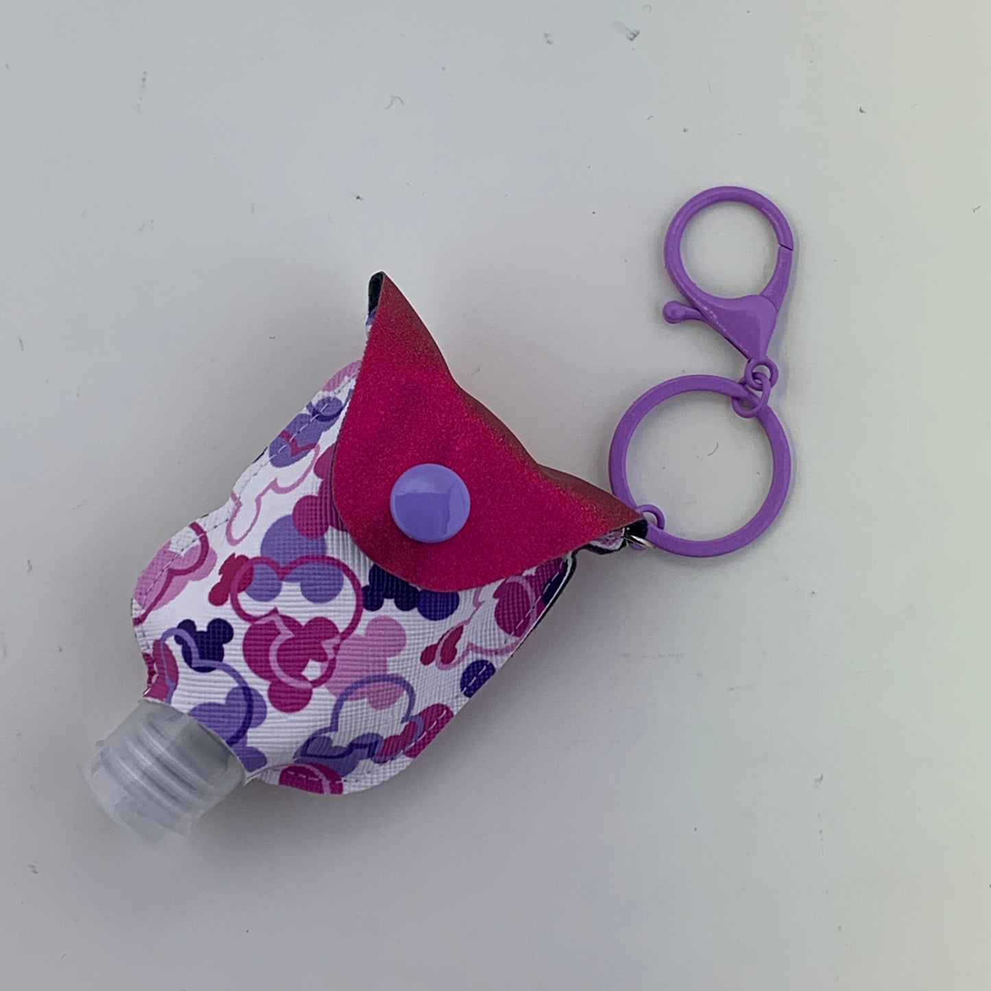 Purple & Pink Fetti Hand Sanitizer Holder