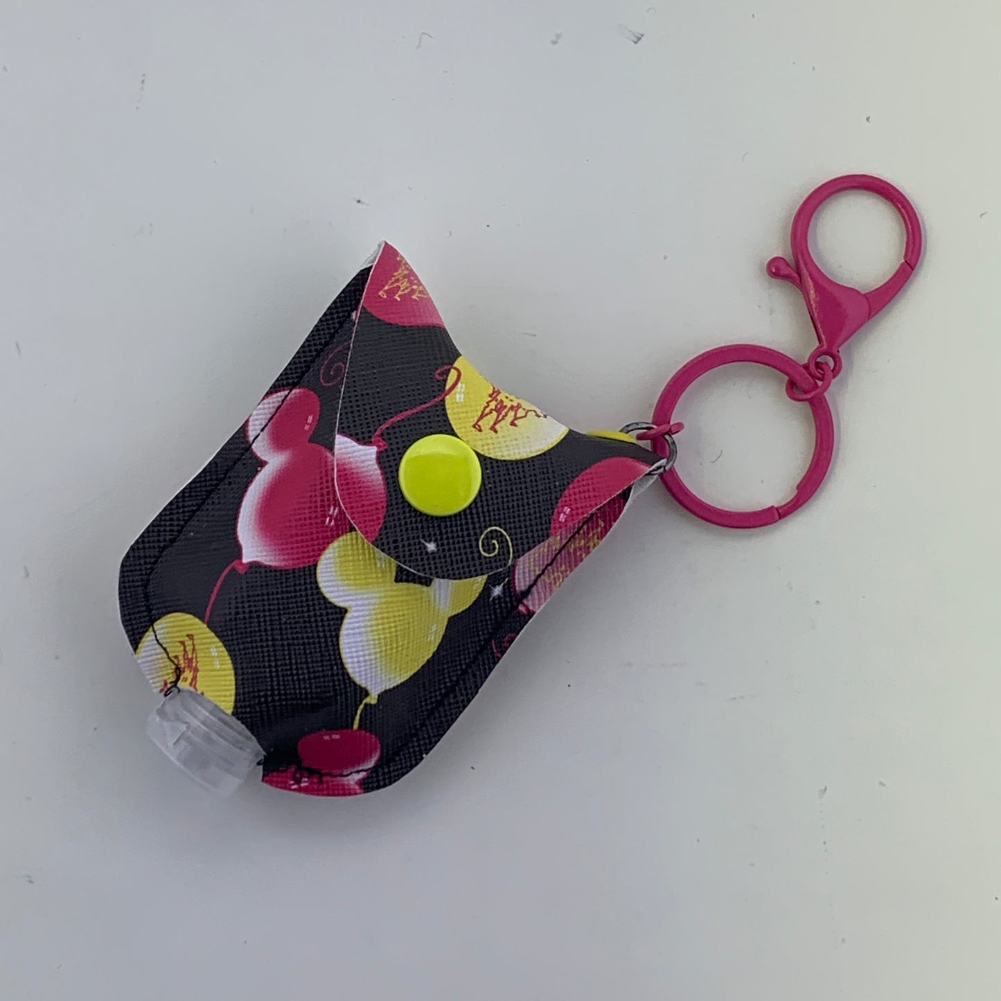 Pink & Yellow Ballons Sanitizer Holder