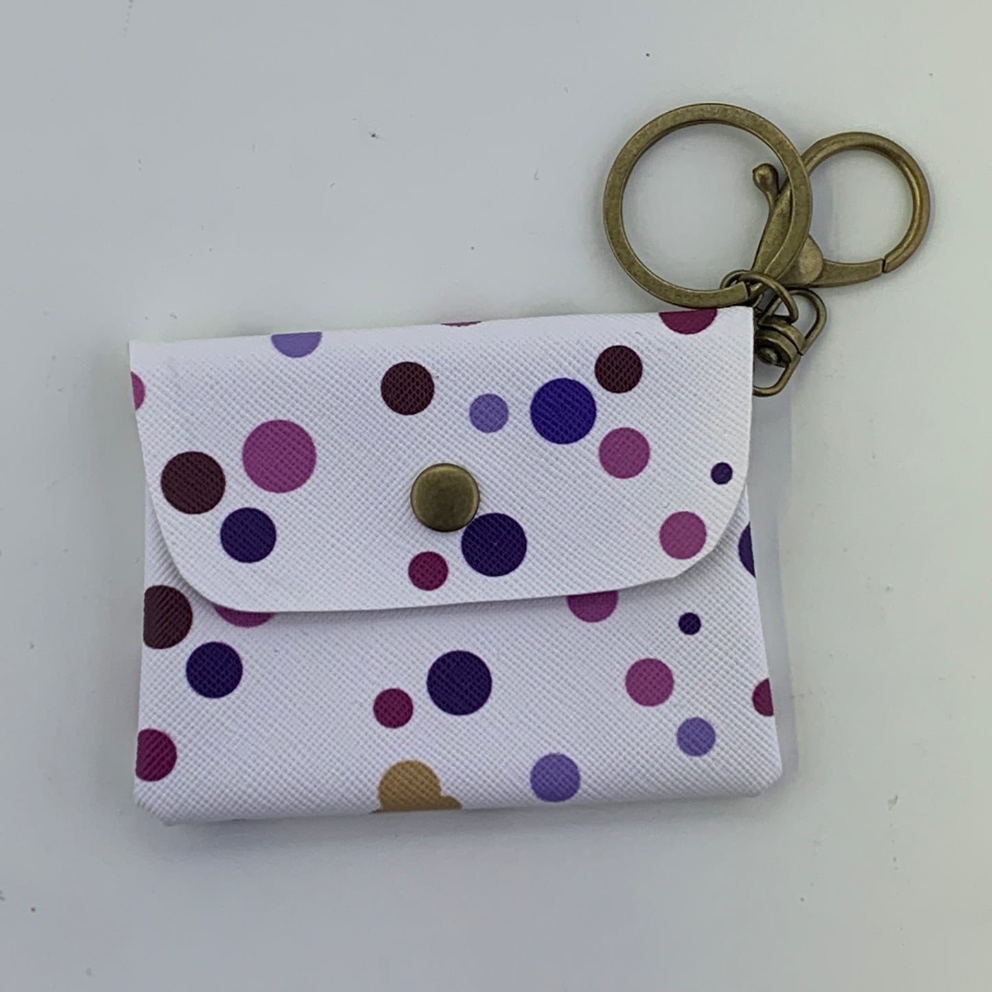 Villain Watercolors Dots White Small Pouch
