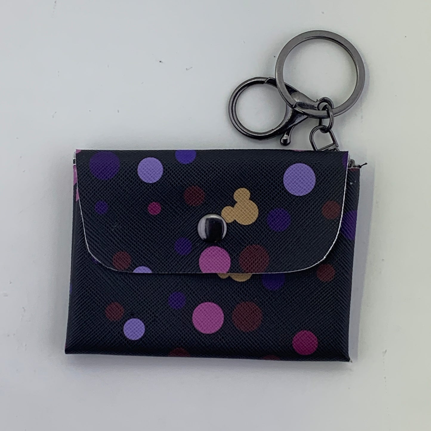 Villain Watercolors Dots Black Small Pouch