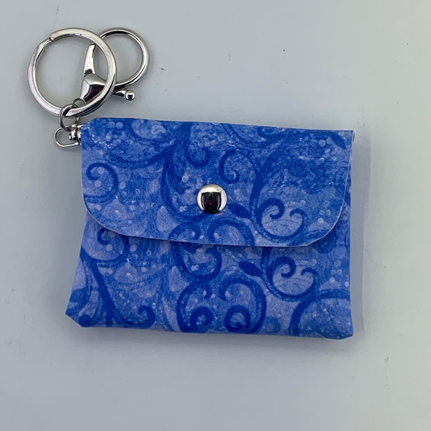 Stroke of Midnight Blue Filagree Small Pouch