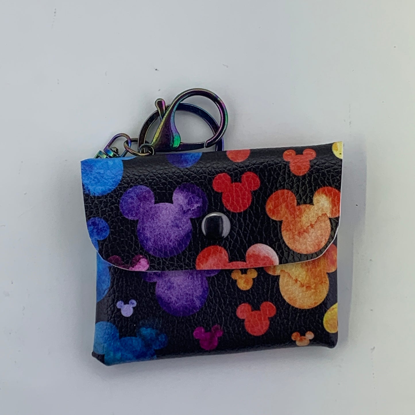 Mouse Heads on Black Small Pouch