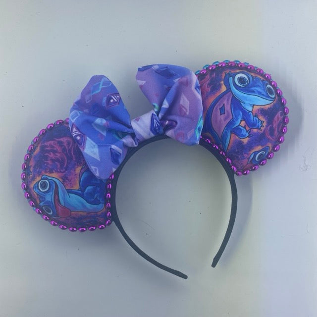Ice Adventures Lizard w/ Enchanted Forest Elements Bow Ears