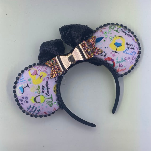 Wine Villains w/ Black Bow 1 Ears