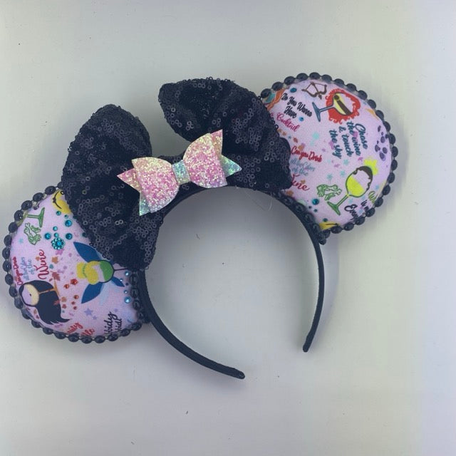 Wine Villains w/ Black Bow 1 Ears