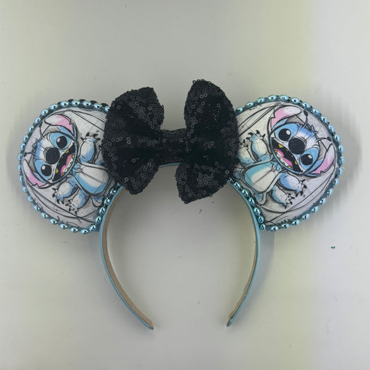 626 Design w/ Black Bow 2 Ears