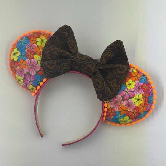 Floral Cord w/ Poly Bow Ears