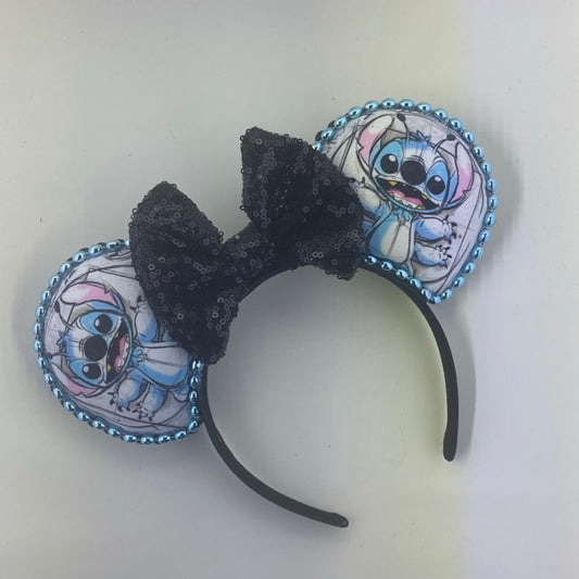 626 Design w/ Black Bow 1 Ears