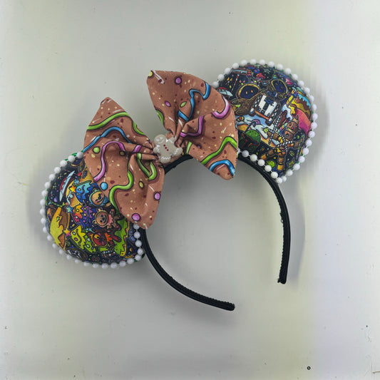 Gingerbread Galaxy Dark Side w/Gingerbread 626 Bow 1 Ears