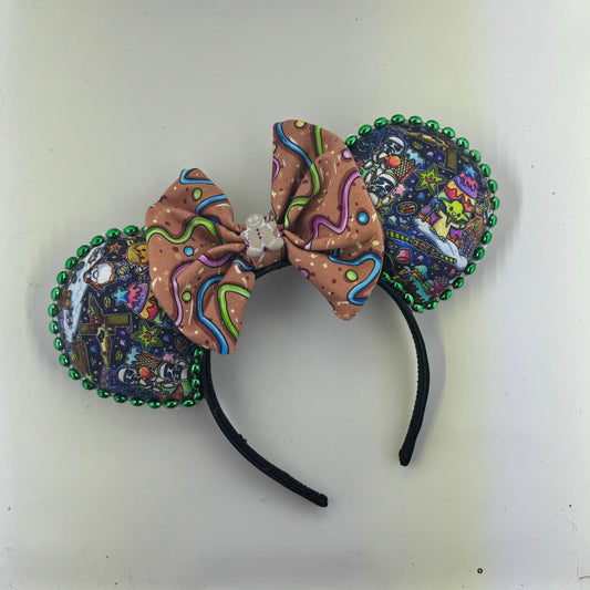 Gingerbread Galaxy Dark Side w/Gingerbread 626 Bow 2 Ears