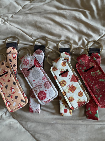 Christmas Chapstick Holder & Keyring