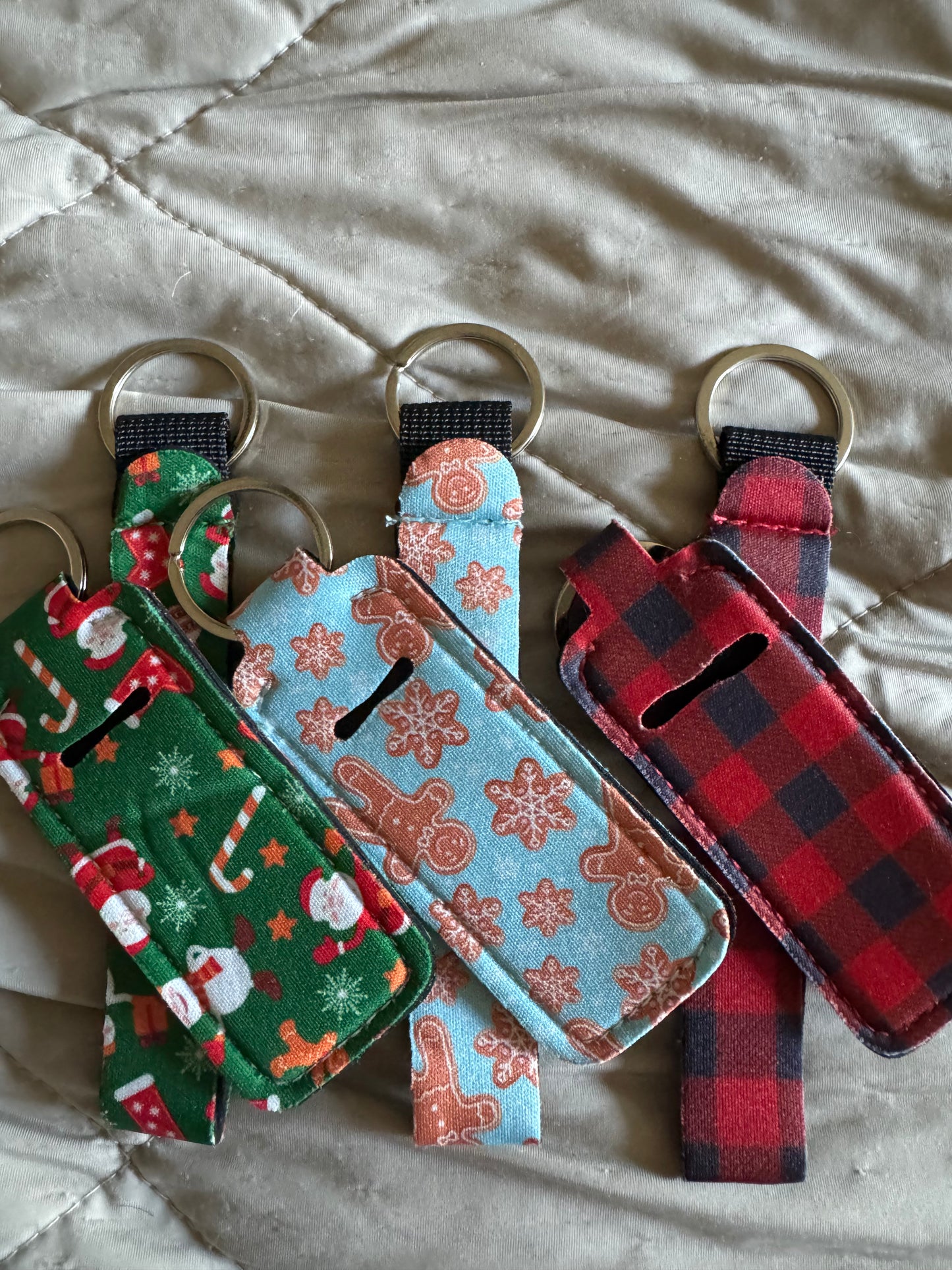 Christmas Chapstick Holder & Keyring
