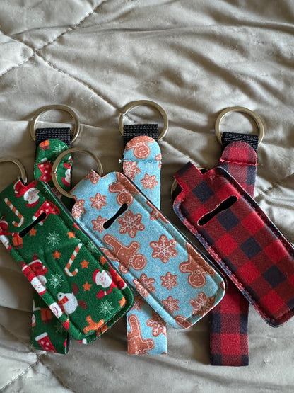 Christmas Chapstick Holder & Keyring