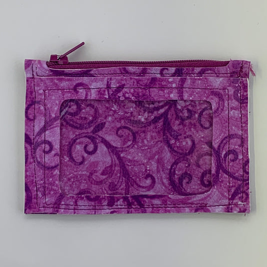 Stroke of Midnight Purple Filagree ID Wallet