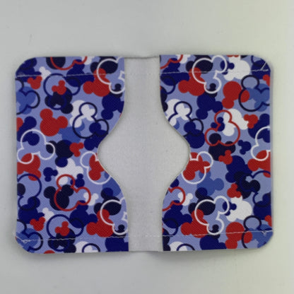 Patriotic Fetti Mini Folding Card Holder