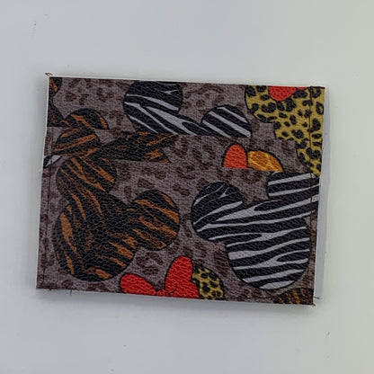 Animal Heads Five Pocket Card Holder